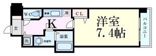 プレサンス谷町キャトルの物件間取画像